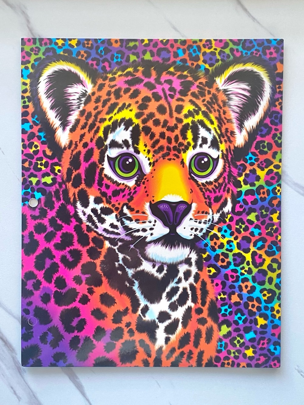 Lisa Frank Hunter leopard folder